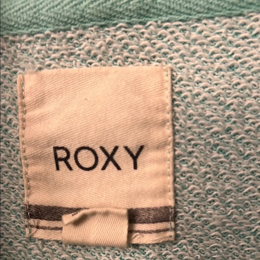 Roxy Blue Zip-Up Jacket with Standing Collar